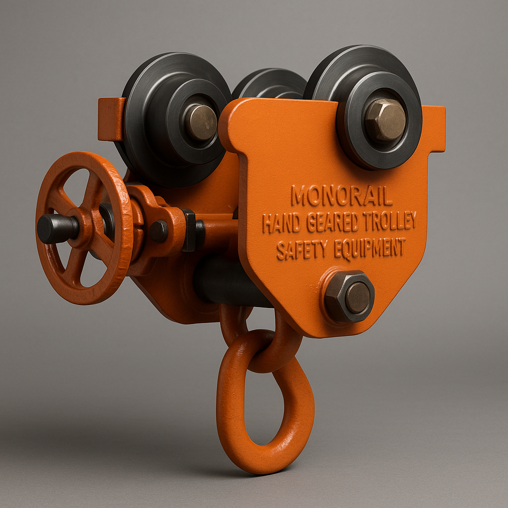 Heavy-Duty Beam & Geared Trolley – MAFT UAE | Manarat Al Falah Trading LLC