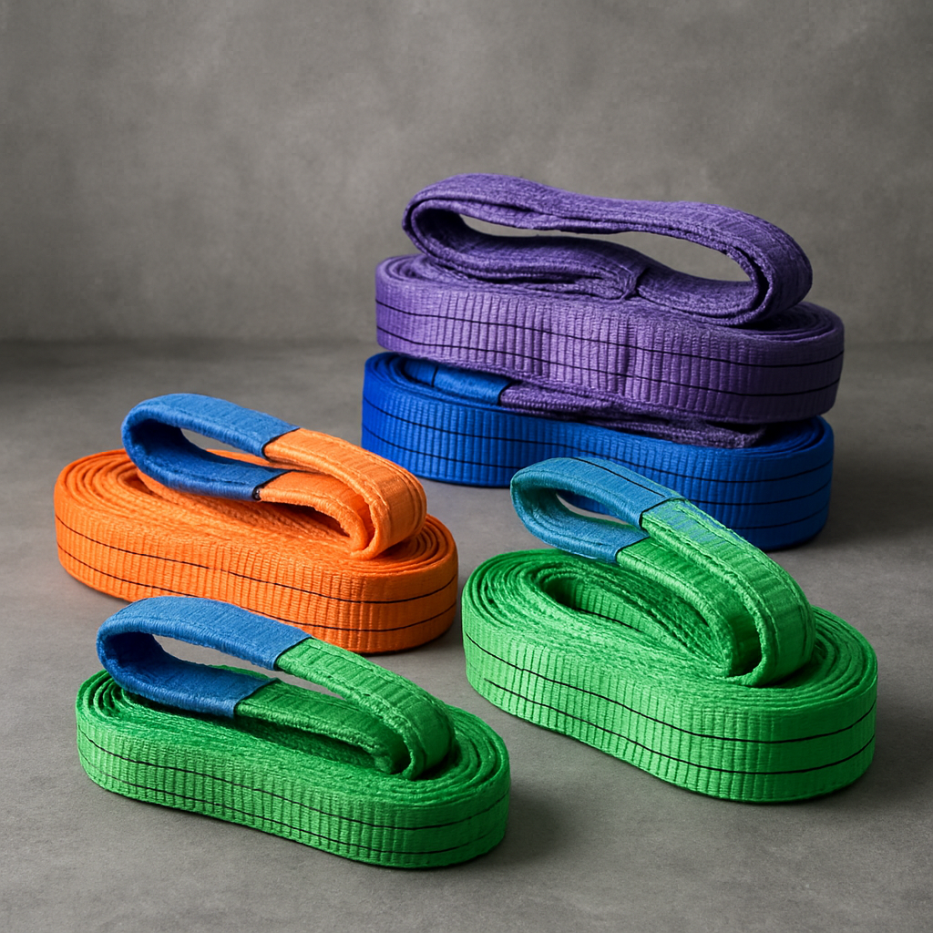 Durable Round Slings and Webbing Slings – MAFT UAE | Manarat Al Falah Trading LLC