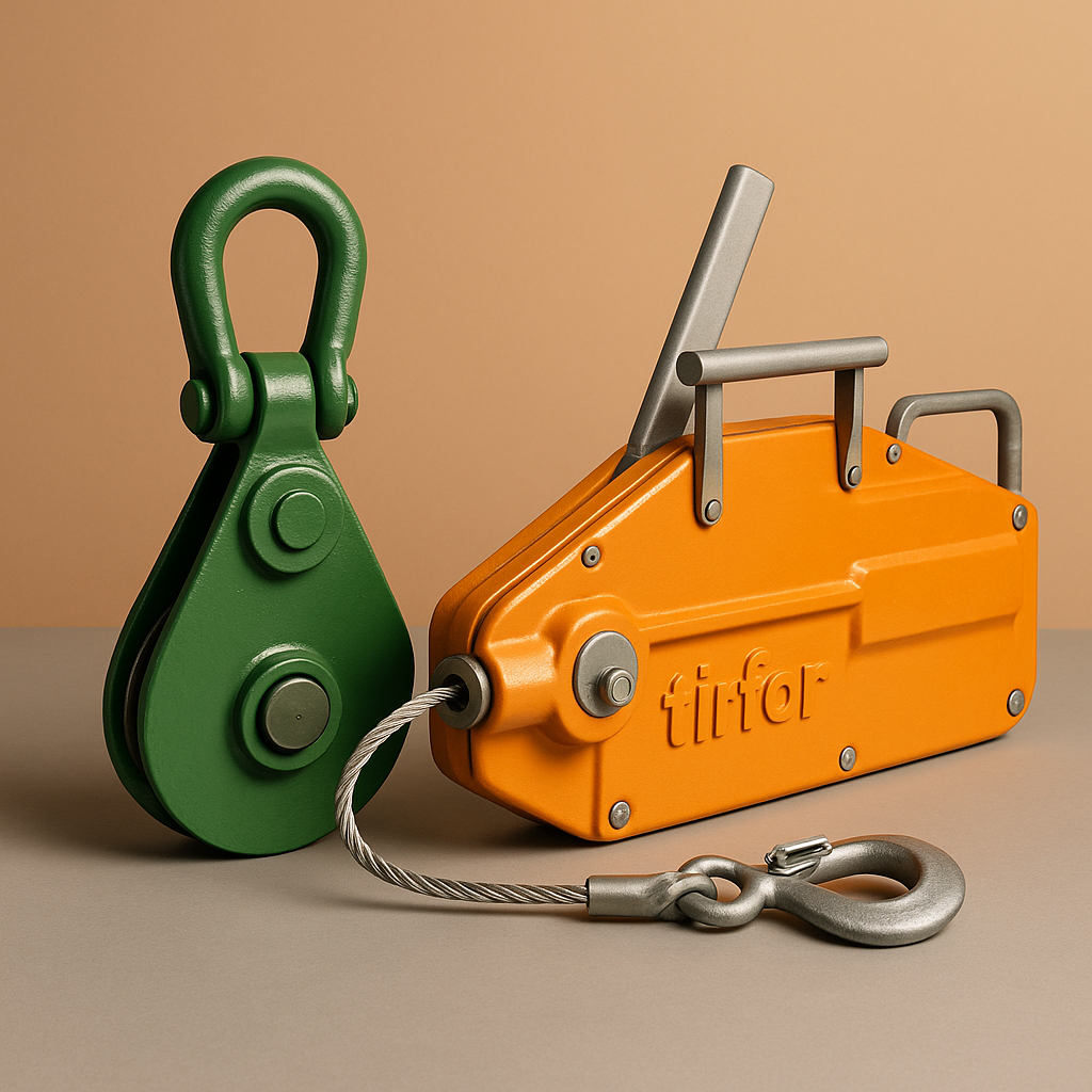 MAFT: Snatch block and tirfor winch supplier in UAE | Manarat Al Falah Trading LLC